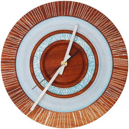 Hand made African Rosewood clock