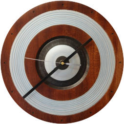 Hand made African Rosewood clock