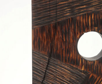 Sculpture- textured and carved and dyed