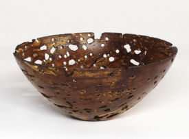 Wormy Beech Wood bowl